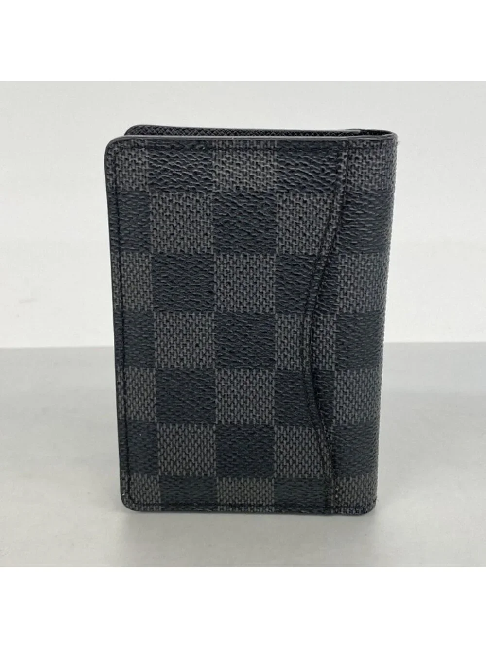 Louis Vuitton Card Case Damier Graphite Organizer de Poche Black Gray